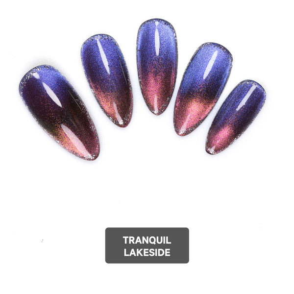 Tranquil Lakeside – Press On Nail 10 Pcs Set