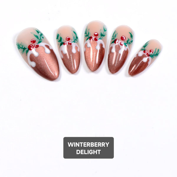 Winterberry Delight – Press On Nail 10 Pcs Set