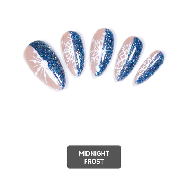 Midnight Frost – Press On Nail 10 Pcs Set